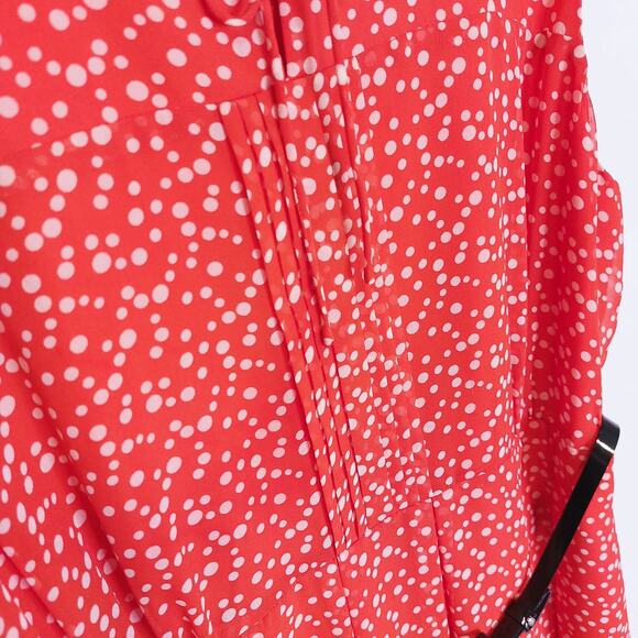Anthropologie Hi There by Karen Walker Polka Dot Dress Anthropologie 14 Retro - Picture 5 of 13